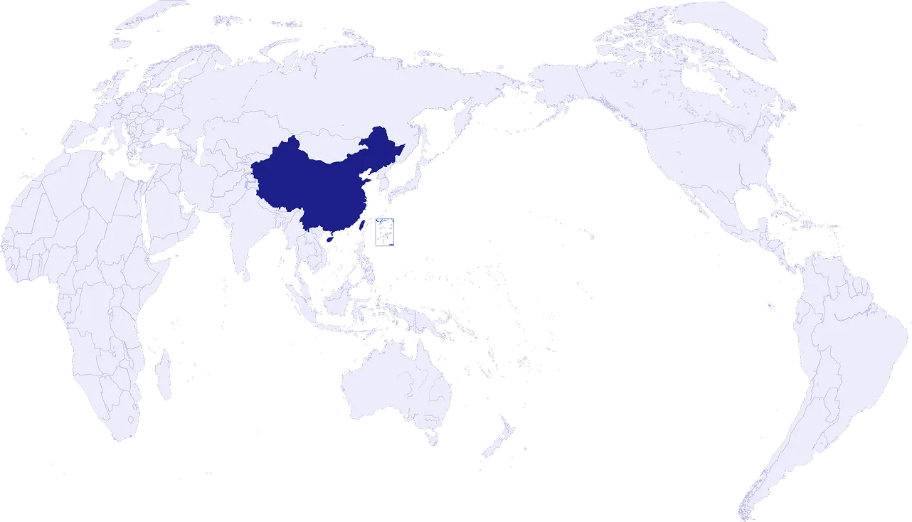 Map Display Of Global Cooperative Countries