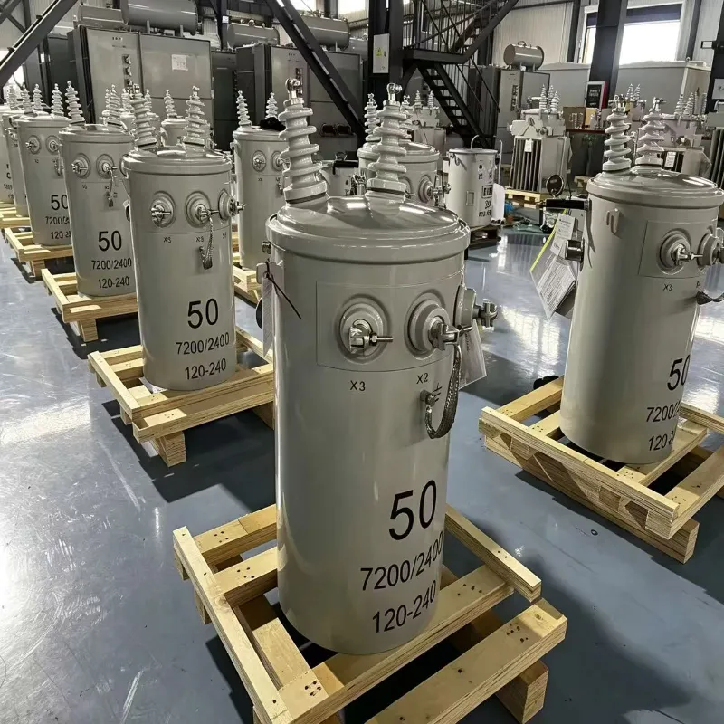 200kVA Fully Sealed Single Phase Oil Immersed Transformer with Copper Winding